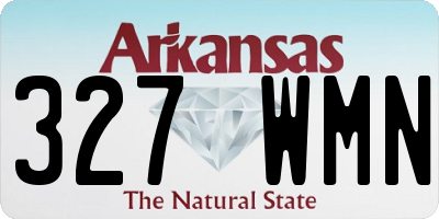 AR license plate 327WMN