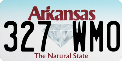 AR license plate 327WMO