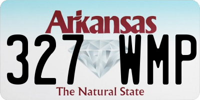 AR license plate 327WMP