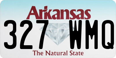 AR license plate 327WMQ