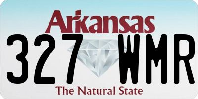 AR license plate 327WMR
