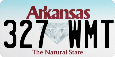 AR license plate 327WMT
