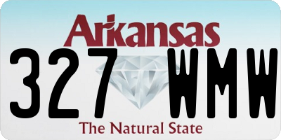 AR license plate 327WMW