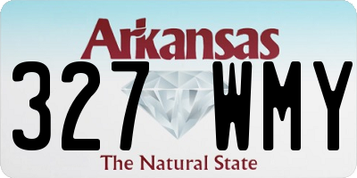 AR license plate 327WMY