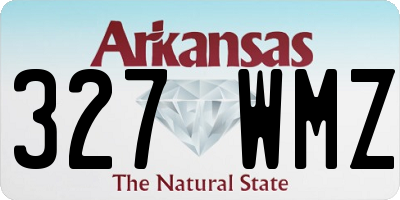 AR license plate 327WMZ