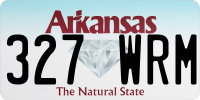 AR license plate 327WRM