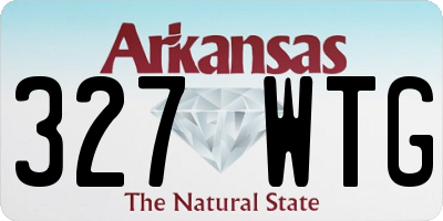 AR license plate 327WTG