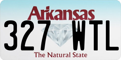 AR license plate 327WTL
