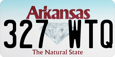 AR license plate 327WTQ