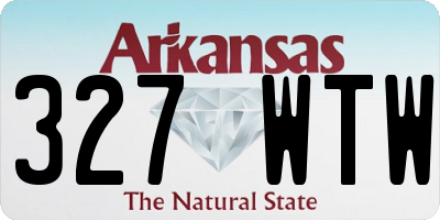 AR license plate 327WTW