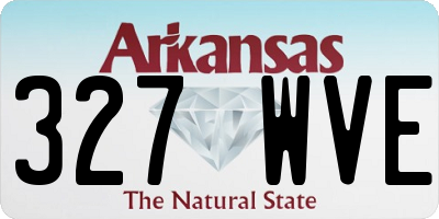 AR license plate 327WVE