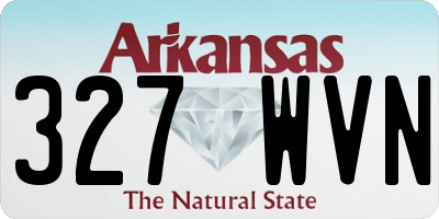 AR license plate 327WVN