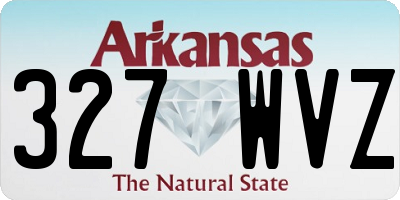 AR license plate 327WVZ