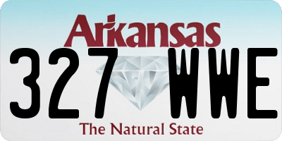 AR license plate 327WWE