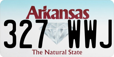 AR license plate 327WWJ