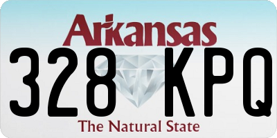 AR license plate 328KPQ