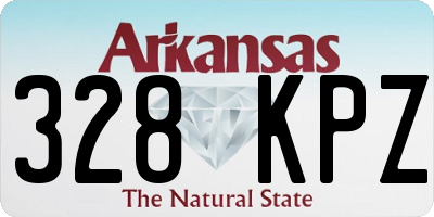 AR license plate 328KPZ