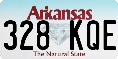 AR license plate 328KQE