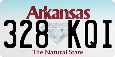AR license plate 328KQI