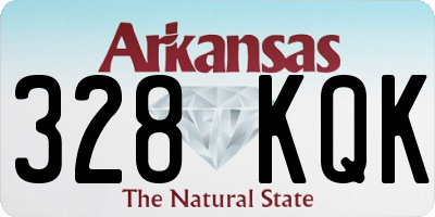 AR license plate 328KQK