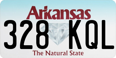 AR license plate 328KQL
