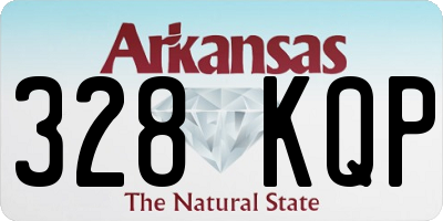 AR license plate 328KQP