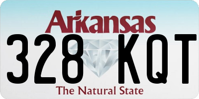 AR license plate 328KQT