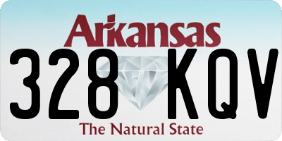 AR license plate 328KQV