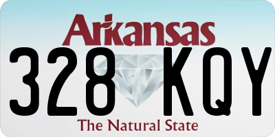 AR license plate 328KQY