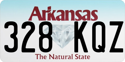 AR license plate 328KQZ