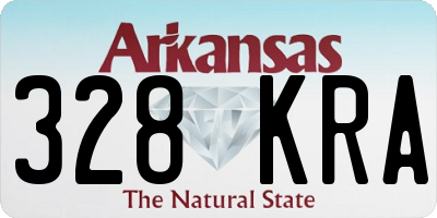 AR license plate 328KRA