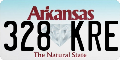 AR license plate 328KRE