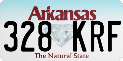 AR license plate 328KRF