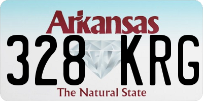 AR license plate 328KRG