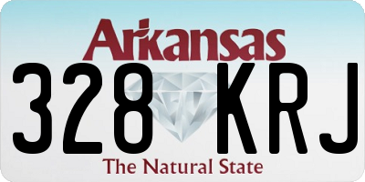 AR license plate 328KRJ