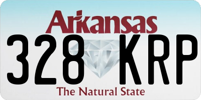 AR license plate 328KRP