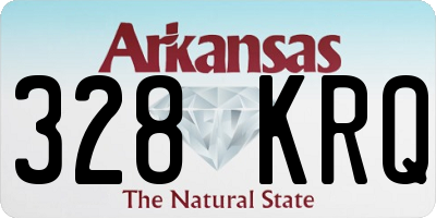 AR license plate 328KRQ