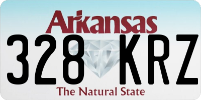 AR license plate 328KRZ
