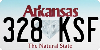 AR license plate 328KSF