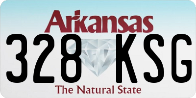 AR license plate 328KSG