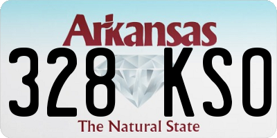 AR license plate 328KSO