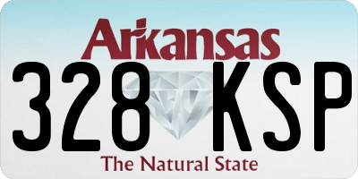 AR license plate 328KSP