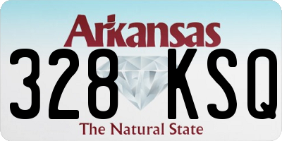 AR license plate 328KSQ