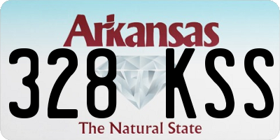 AR license plate 328KSS