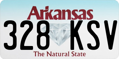 AR license plate 328KSV