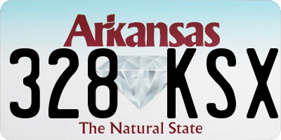 AR license plate 328KSX