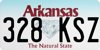 AR license plate 328KSZ