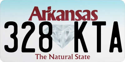 AR license plate 328KTA