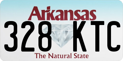 AR license plate 328KTC