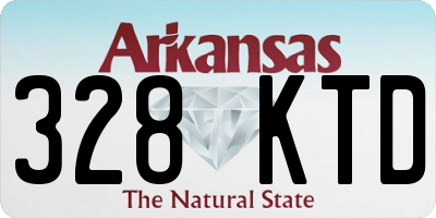 AR license plate 328KTD